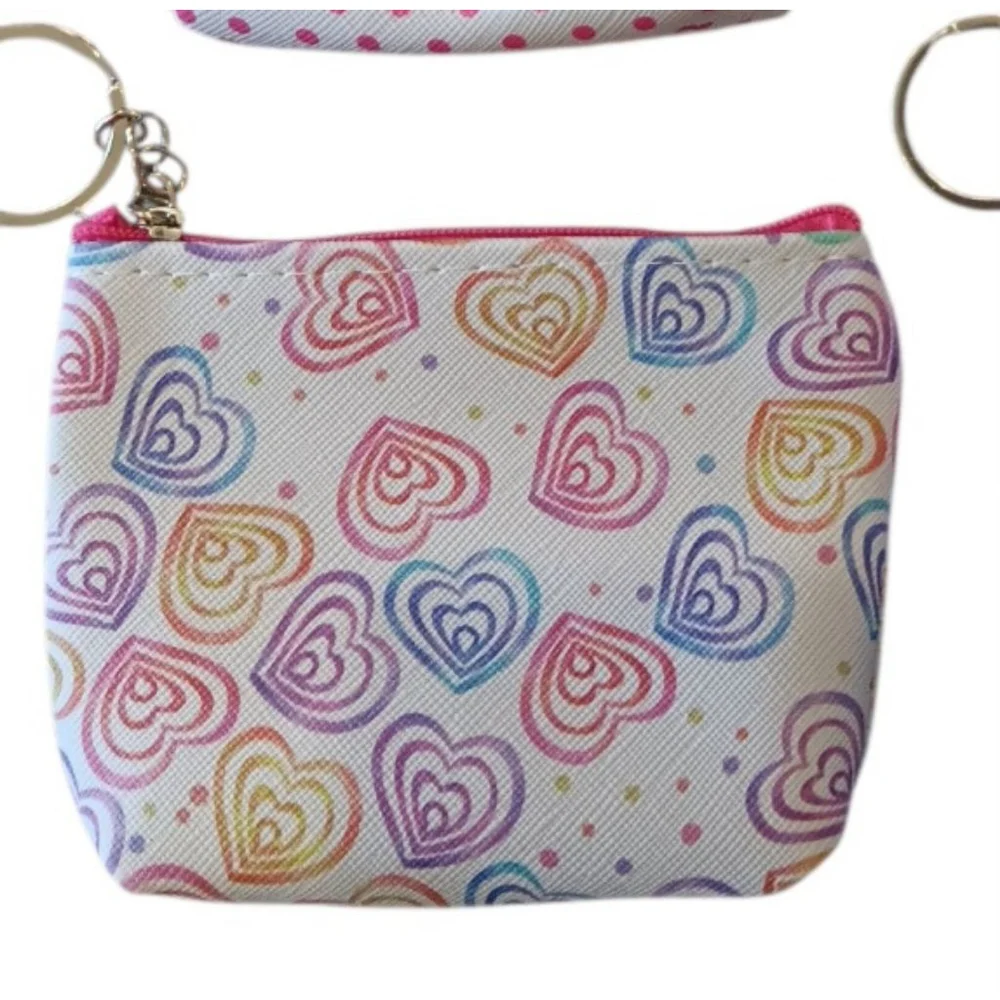 Set of 6 Valentine's Coin Purses! Adorable on their own or to gift small items!